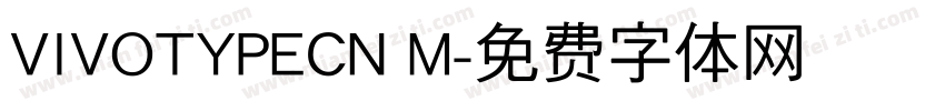 VIVOTYPECN M字体转换